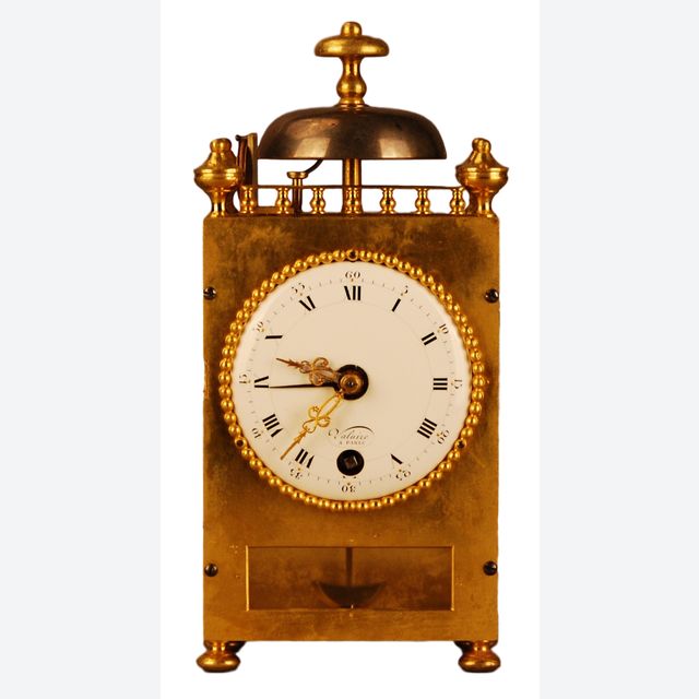 C04 French capucine travel alarm clock