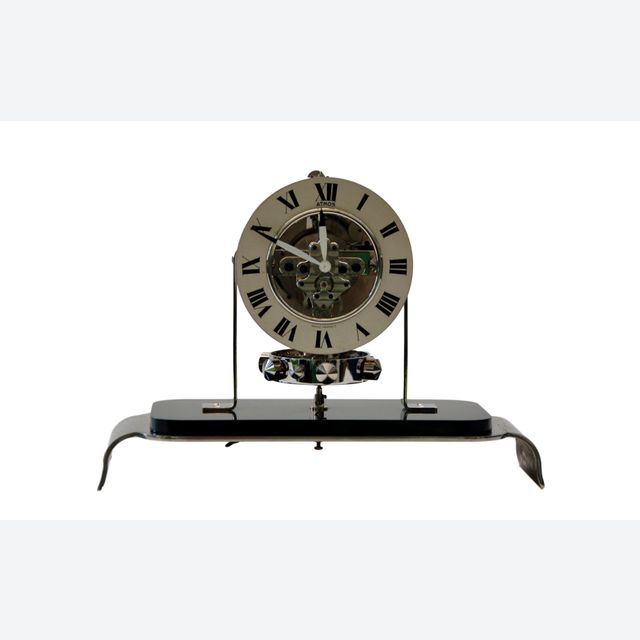 M229 Atmos clock PO1, skeleton dial and glass dome, Reutter nr. 3200, France ca. 1930.