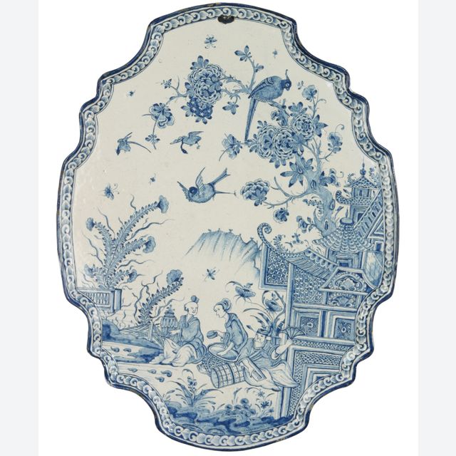 Delfts Blauwe Plaque