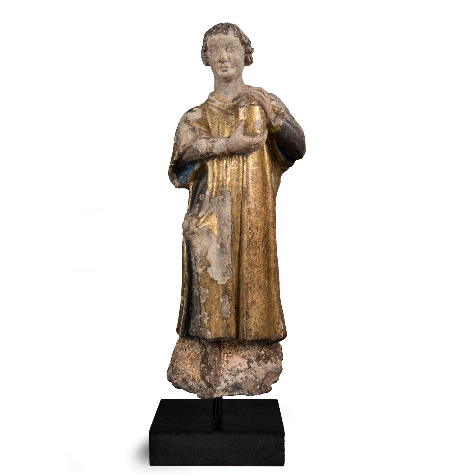 Terracotta sculpture representing Saint Cosmas