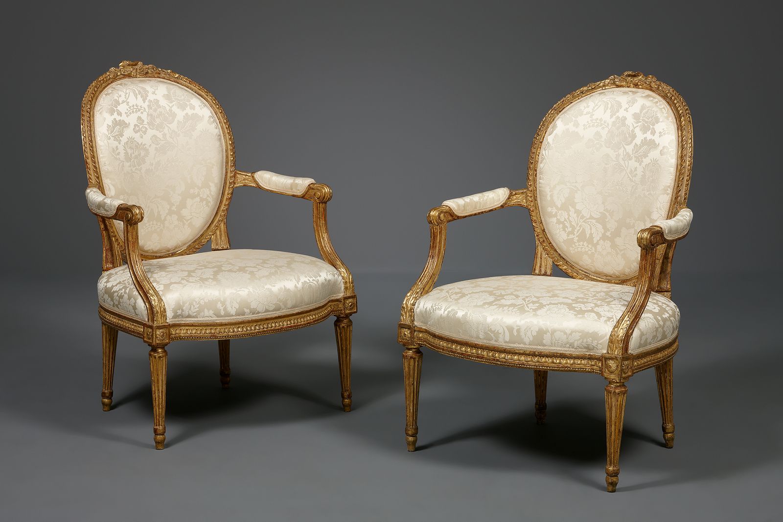 Pair of French Louis XVI fauteuils
