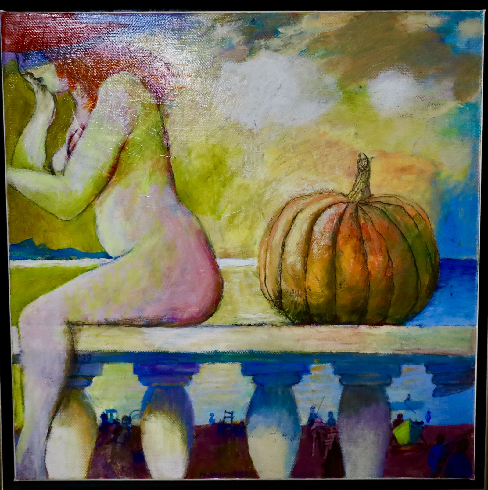 Nicolaas Wijnberg (1918-2006), acrylic on canvas
