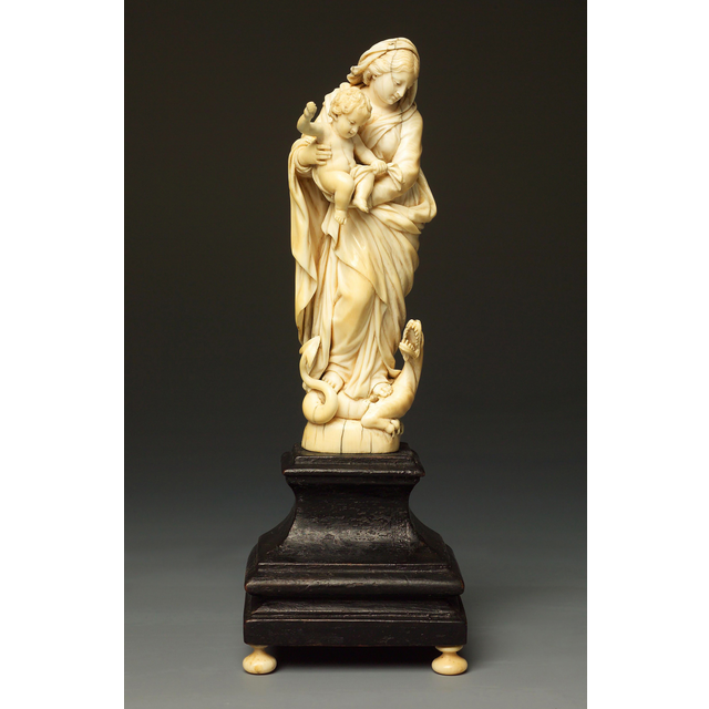 Virgin and Child beating the evil