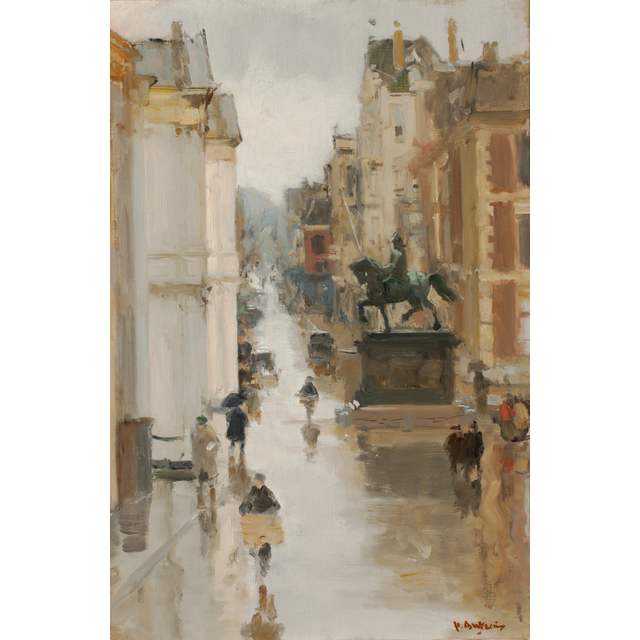 A view of the Noordeinde, The Hague