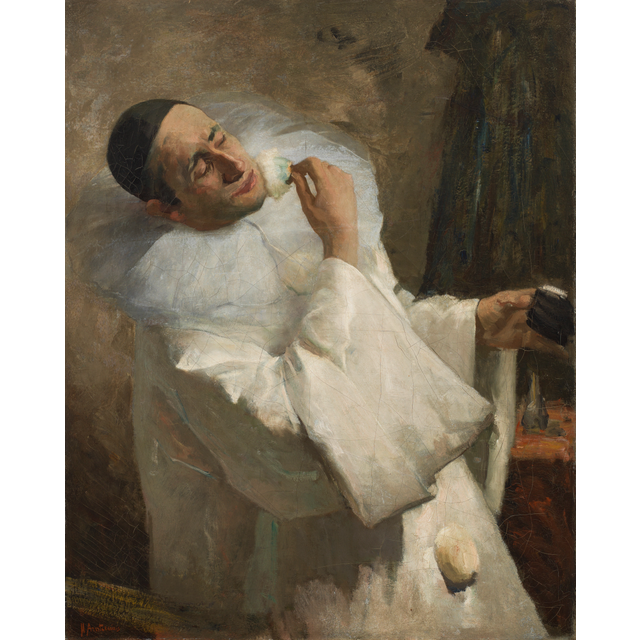 Portrait d'un Pierrot (probablement Buziau)