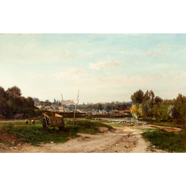 Landscape with Workers in a Field