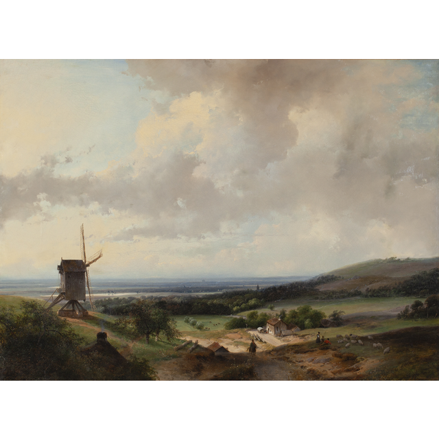 Summerlandscape with Haarlem in the distance