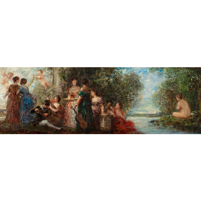Musiciens dans un parc