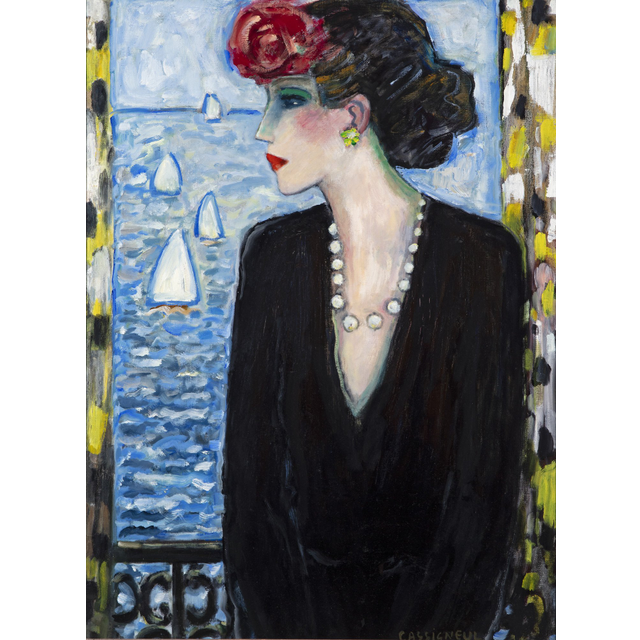 JEAN-PIERRE CASSIGNEUL (1935-) – LA ROBE NOIR