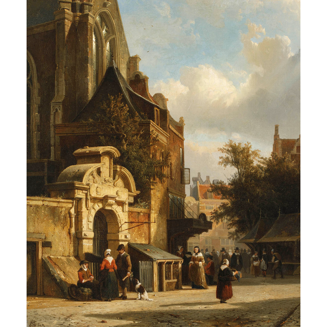 Gate of the Zuiderkerkhof, with the Nieuwezijds Chapel