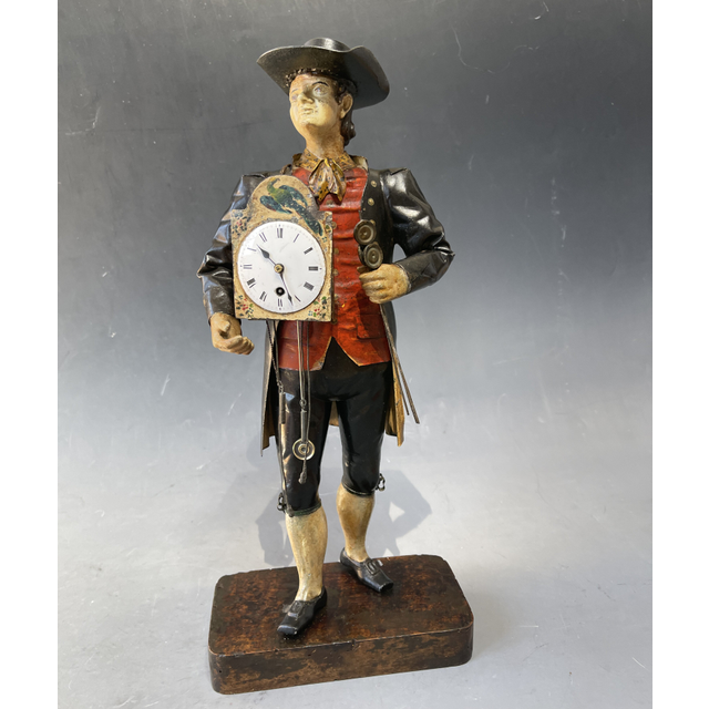 Schwarzwälder Uhrenträger, clock trader, Black Forest circa 1860.