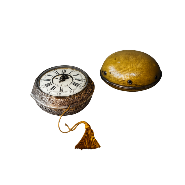 Coach Watch, also known as a Clockwatch, c. 1780. Signed Melly à Paris.