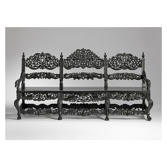 Dutch-Indian colonial bench
