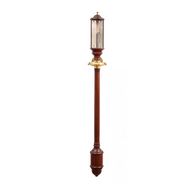 Een Franse mahonie scheepsbarometer, Charlet au Havre, circa 1820