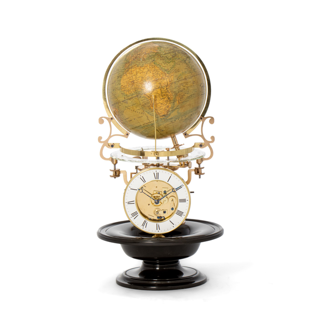 Eine seltene französische „Pendule Cosmographique“ Mouret Patent, ca. 1885