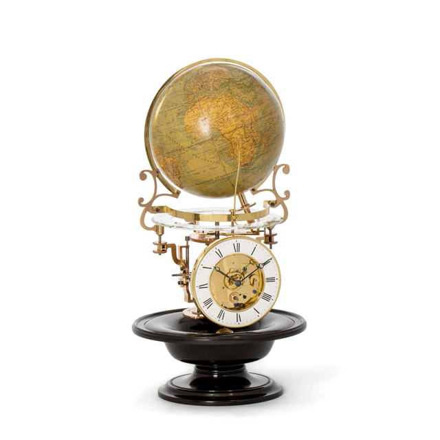 Eine seltene französische „Pendule Cosmographique“ Mouret Patent, ca. 1885