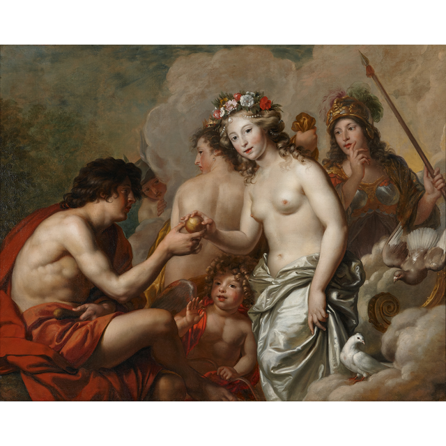 Adriaen Backer (ca. 1635-1684), The judgment of Paris