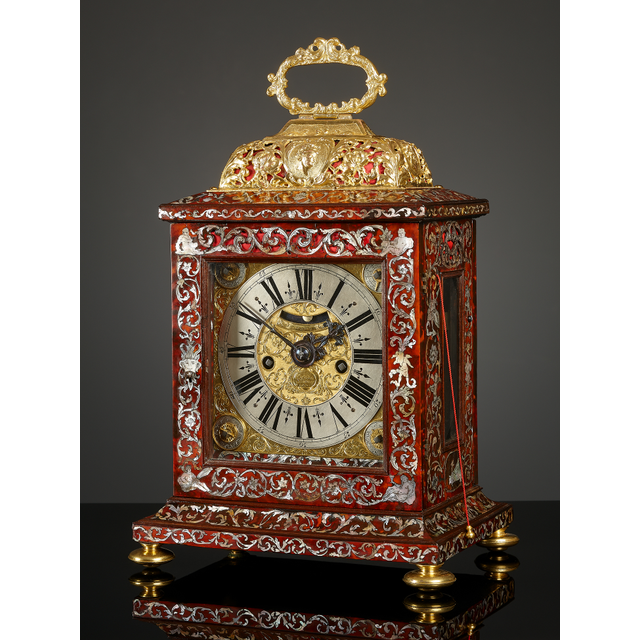 German Louis XIV table clock
