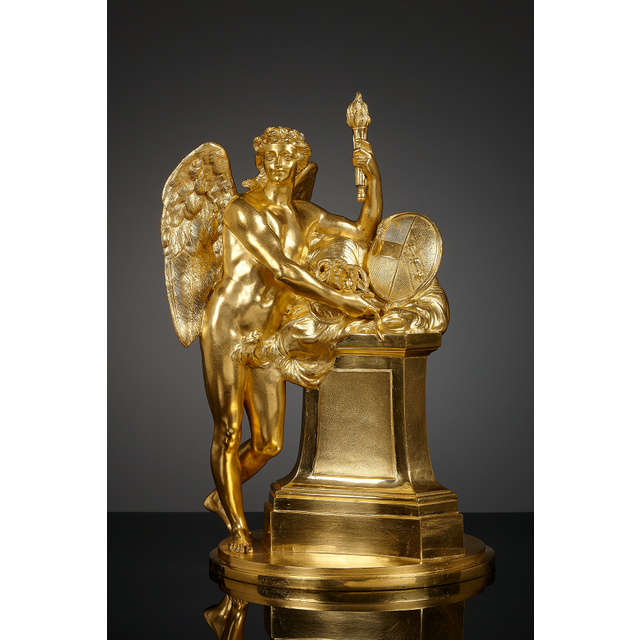 Viennese bronze Louis XVI statue, Personification of March