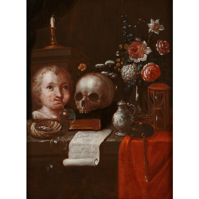 Northern-Italian School: Vanitas Still Life