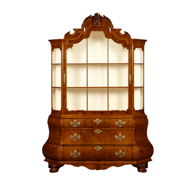 Hollandse Louis XV porseleinkast