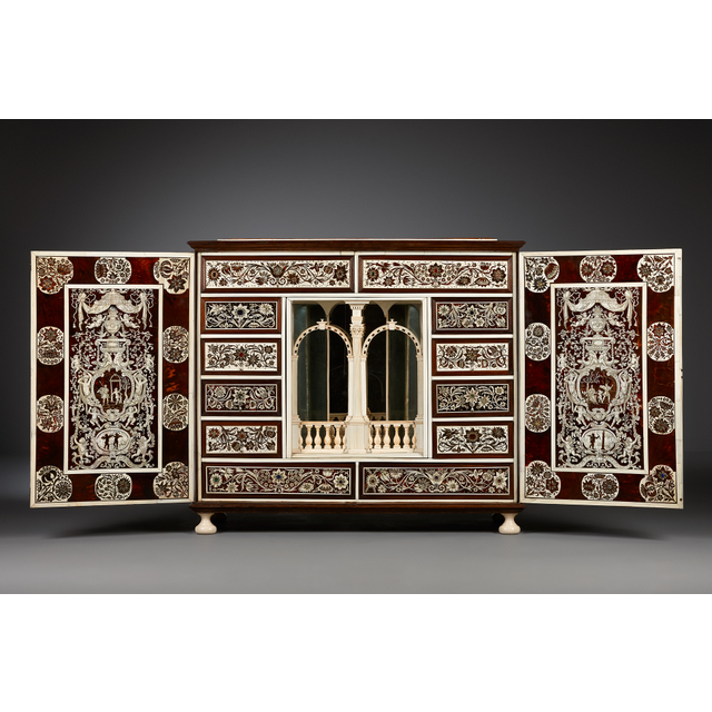 Joachim Tielke (Königsberg 1641- 1719 Hamburg)  A showpiece cabinet