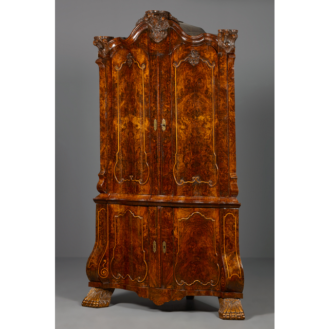 Hollandse Louis XV hoekkast
