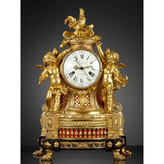 French Louis XVI Musical Mantel Clock
