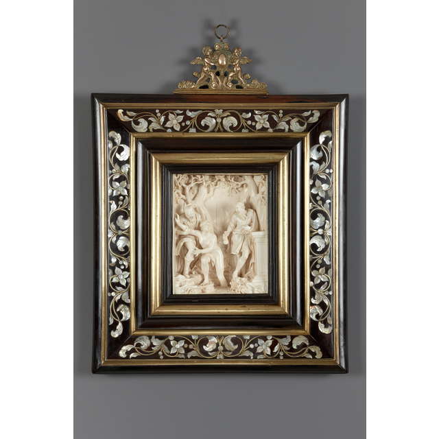 German Ivory Relief depicting Susanna and the Elders Attributed to Antonio Leoni