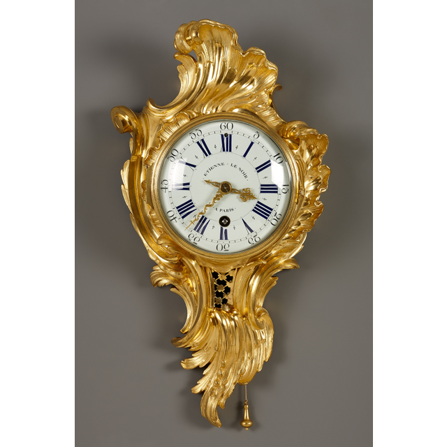 French Louis XV Cartel d’Alcove, Etienne Le Noir