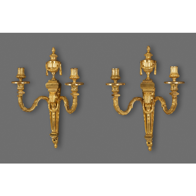 Pair of French Louix XVI Wall Sconces