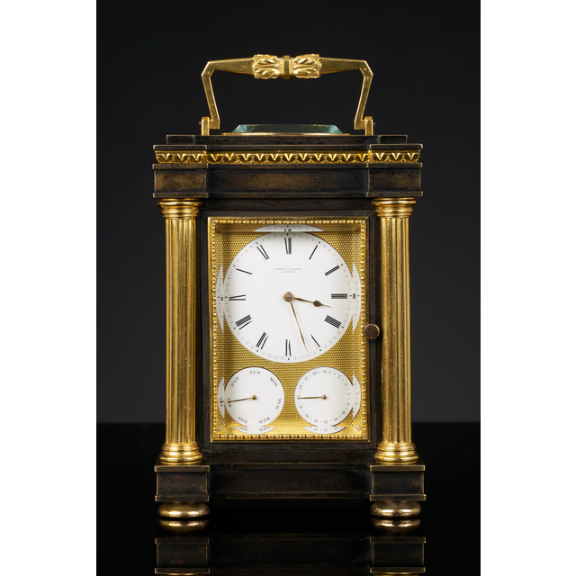 English Carriage Clock, Arnold & Dent London