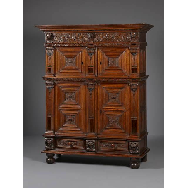 Dutch Renaissance four-door cupboard