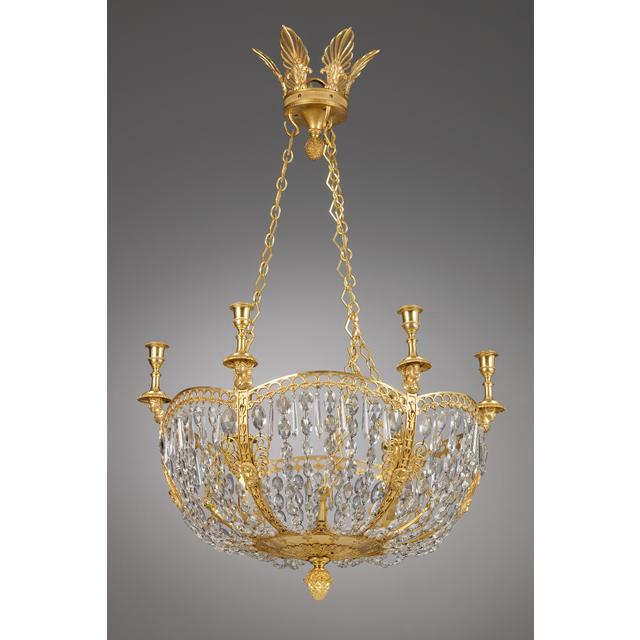 Russian Empire Six-Light Chandelier