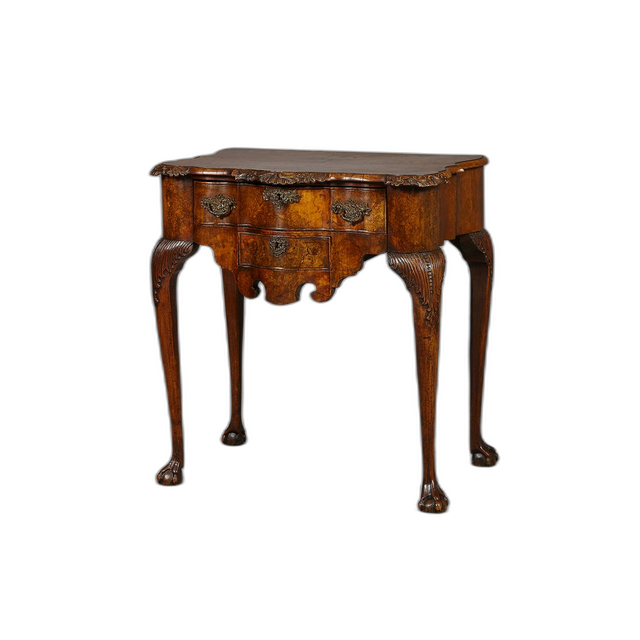Hollandse Louis XV wortelnoten wandtafel