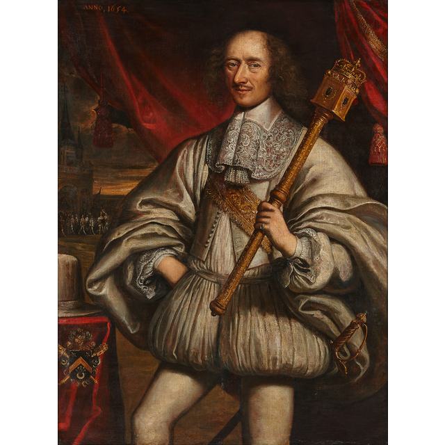 French school, portrait of the chamberlain of Louis XIV