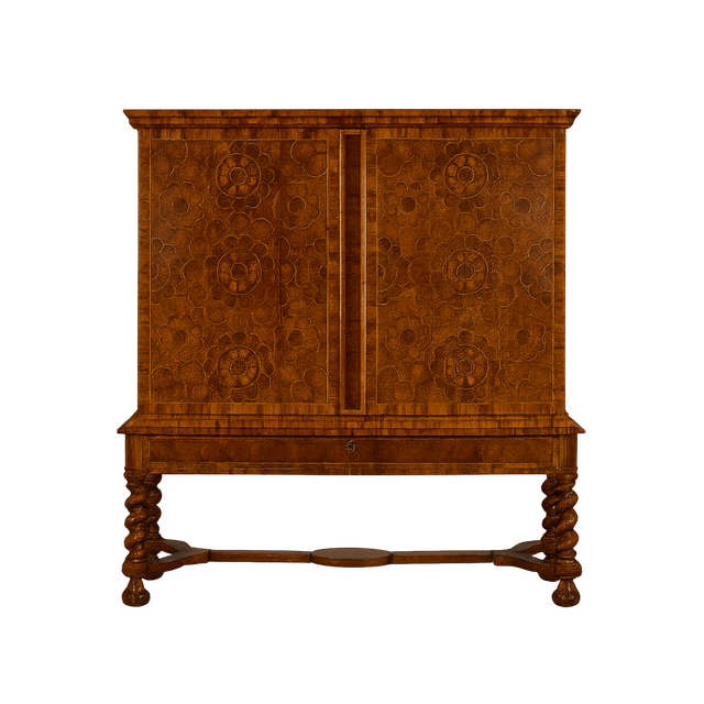 Dutch Louis XIV cabinet on stand