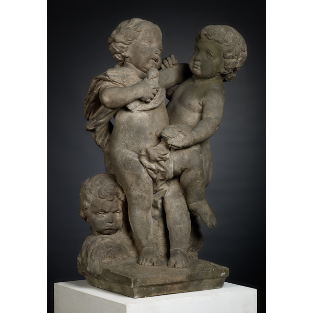 Dutch Louis XIV Sandstone Garden Sculpture