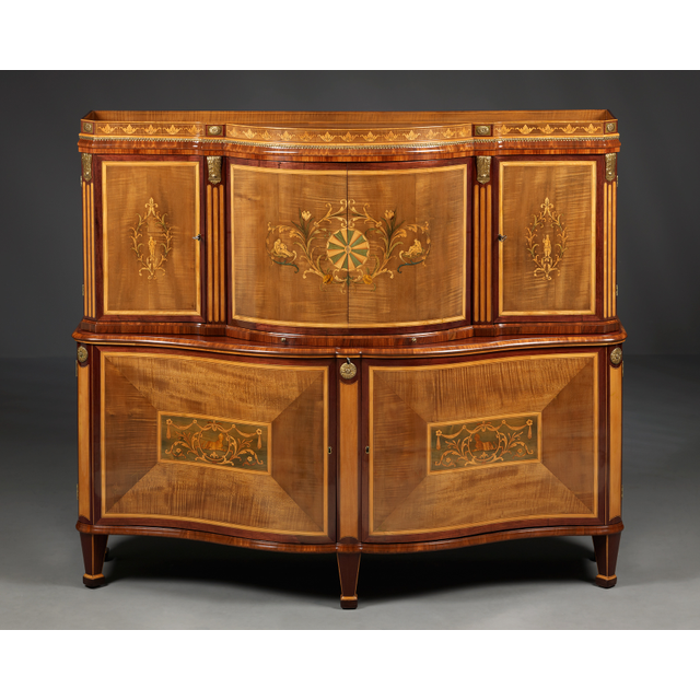 English George III Writing Cabinet