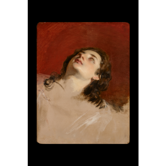 Friedrich Ritter von Amerling (1803-1887) Study of a Resting Woman