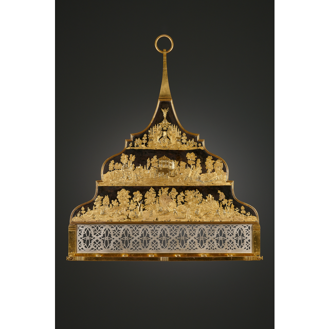 Russian Louis XVI hunting gun rack