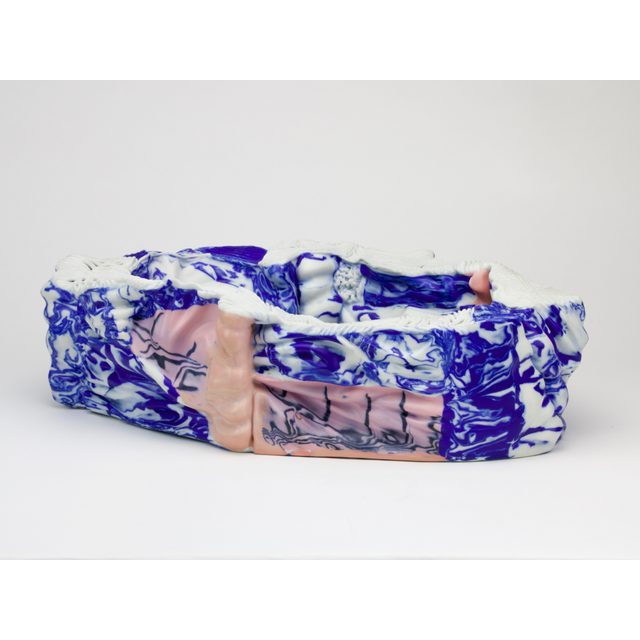 Babs Haenen (Amsterdam 1848), Porcelain table piece 'Expanding Space', in memory of Benno Premsela, 1998