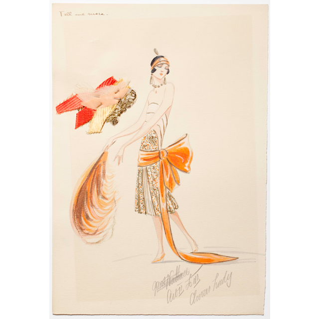 Charles LeMaire, Originele Art Deco kostuumontwerpen voor George Gershwins Broadway musical 'Tell me More', jaren '20