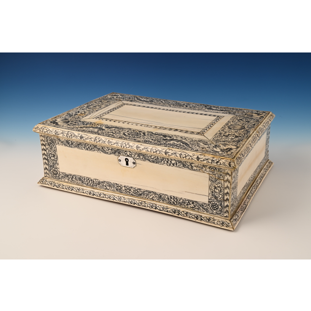 Ivory document box,  Vizagapatam