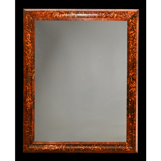 A Dutch tortoiseshell mirror
