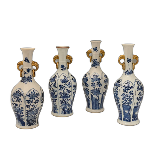 A very beautiful set of Chinese porcelain vases