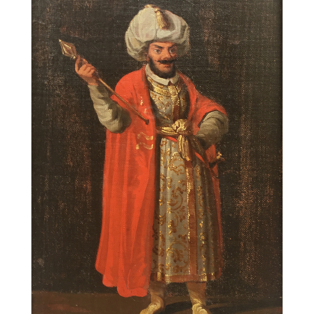 Portraits of a Sultan and a Chinese calligrapher