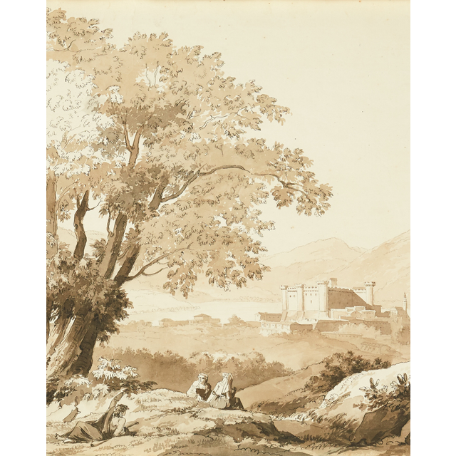 Desprez (toegeschreven): Lago di Bracciano