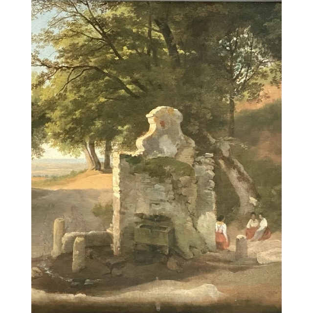 Gustaf Palm: A well near Ariccia