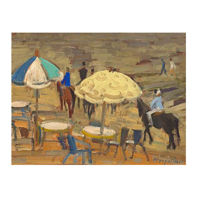 Horse riders on the beach